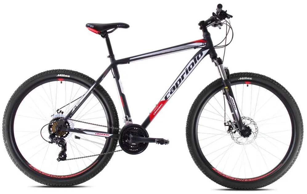 Capriolo OXYGEN 29"/21HT hegyi kerékpár, piros-fehér-fekete (2020)