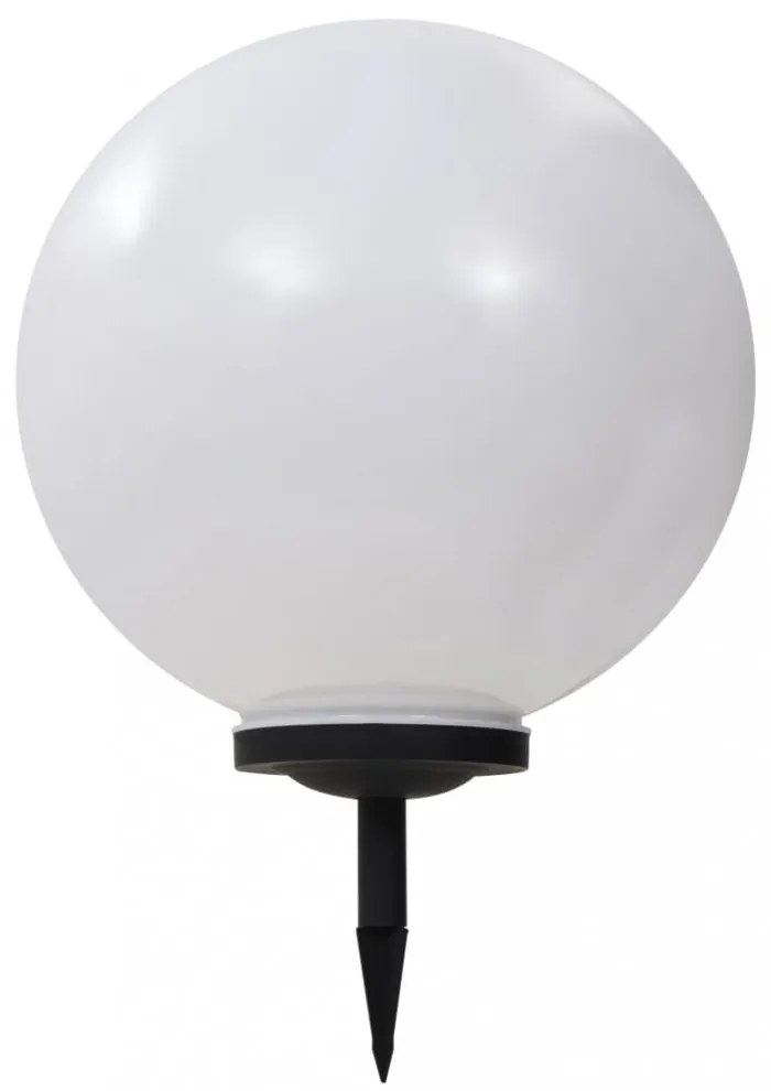 2 db napelemes kültéri LED gömblámpa 50 cm RGB