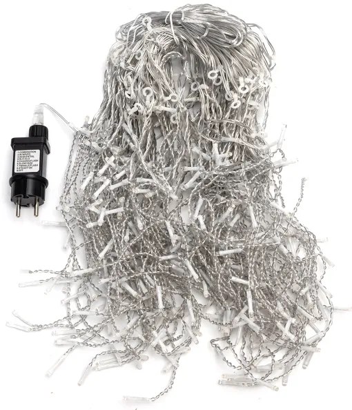 Aigostar - LED kültéri karácsonyi fényfüzér 400xLED/6W/230V/8 üzemmód 20x0,4m IP44 meleg fehér