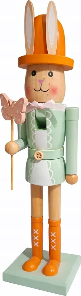Nyuszi Diótörő Húsvéti dekoráció zöld