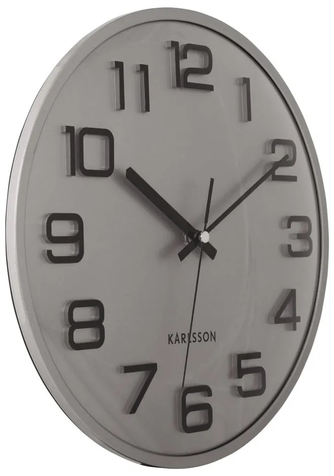 Falióra ø 30,5 cm 3D Numbers – Karlsson
