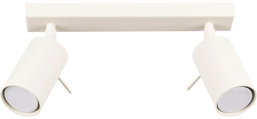 Sollux SL.1495 - Spotlámpa RING 2xGU10/10W/230V krémes