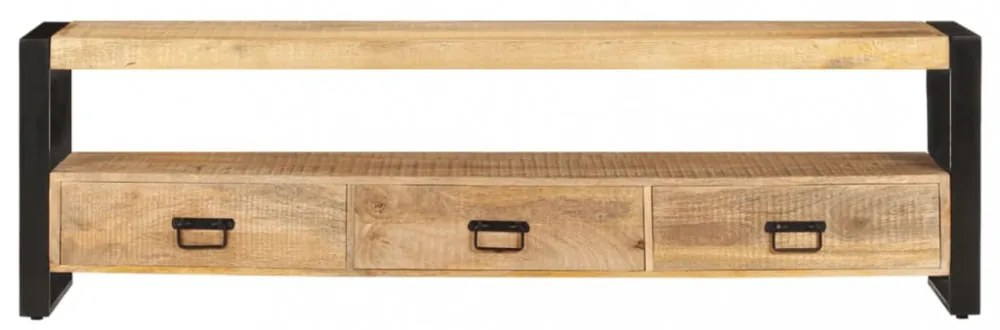 tömör mangófa TV-szekrény 150 x 30 x 45 cm