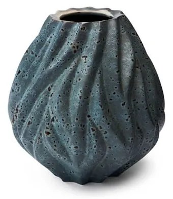 Flame szürke porcelán váza, magasság 15 cm - Morsø