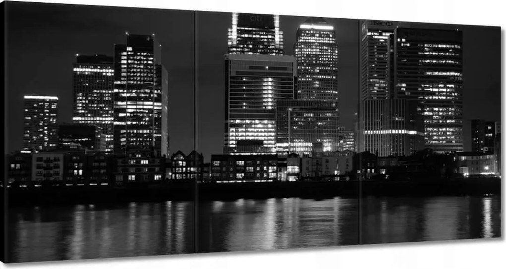 Festmények 180x90 Black and White London