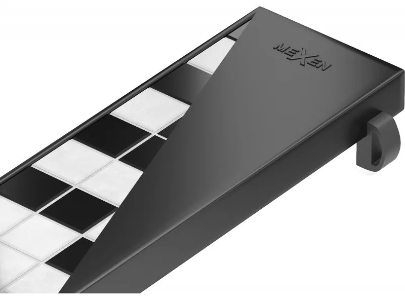 Mexen Flat M13 2 az 1-ben burkolat vonalmenti lefolyóhoz 80 cm, fekete - 1719080