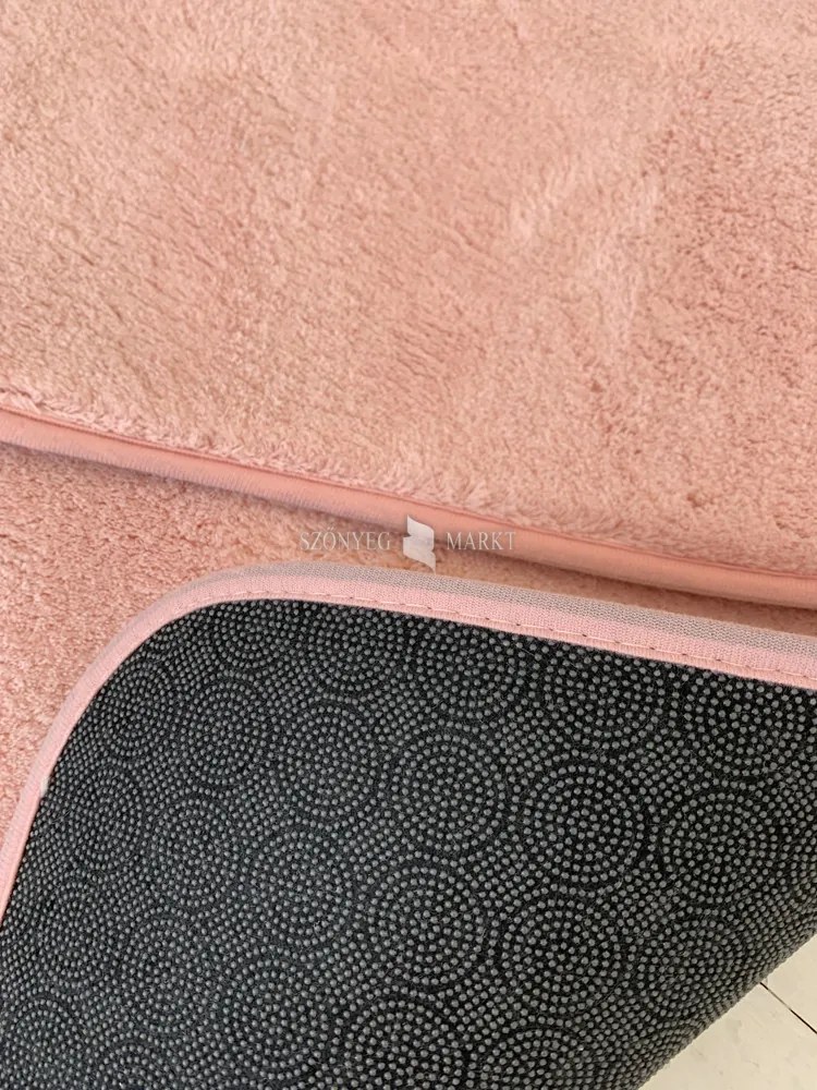 Royal Shaggy fürdőszobai szőnyeg szett Pink (Roszaszín) 50x80 és 50x40