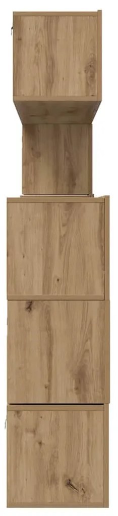 TV szekrény garnitúra 8 pcs kézműves tölgy 80 x 30 x 30 cm