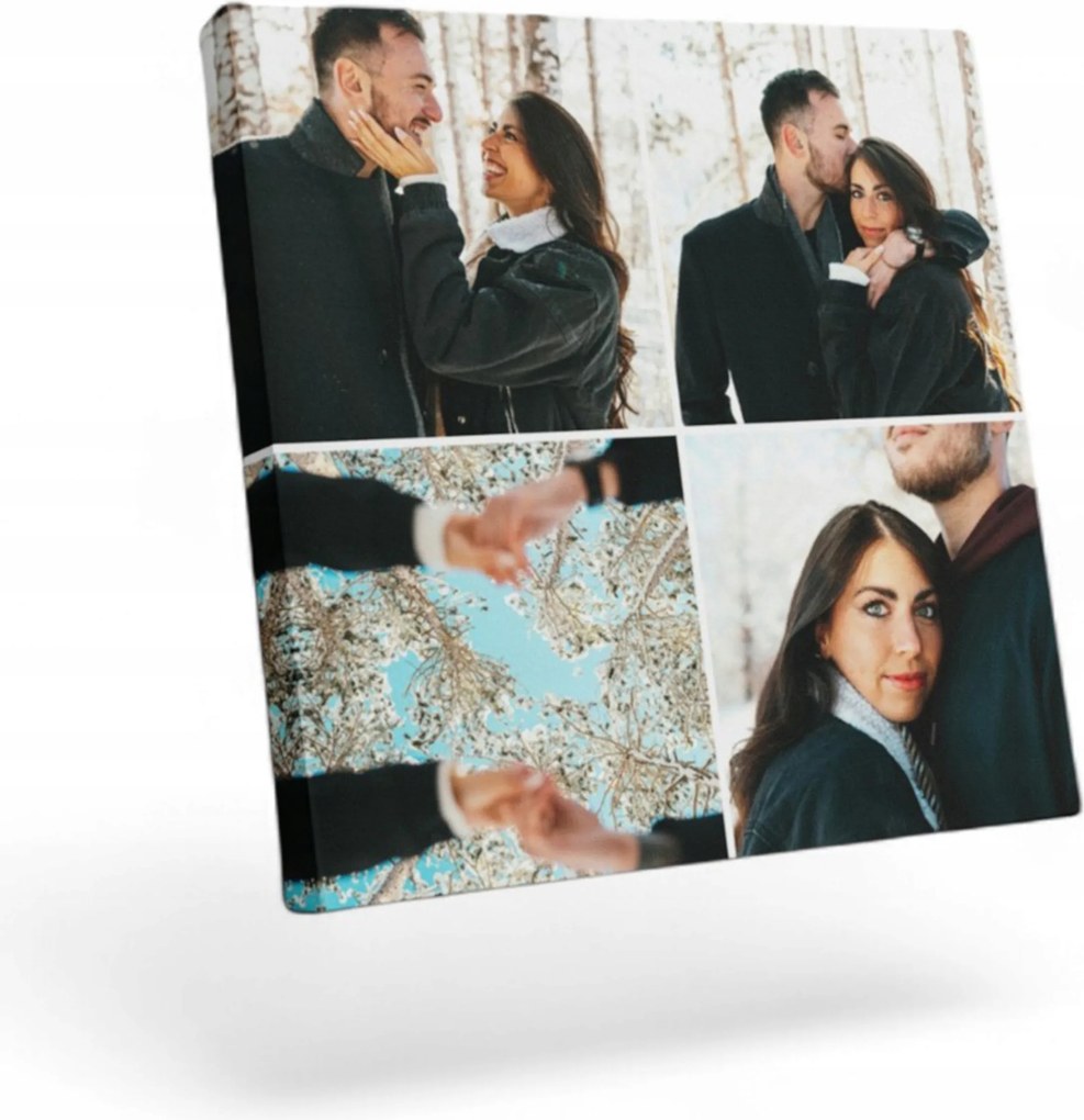 Fotó-vászonkép Az Ön fotója 90x90 Kollázsok Varázsló Minta 4 Fotó
