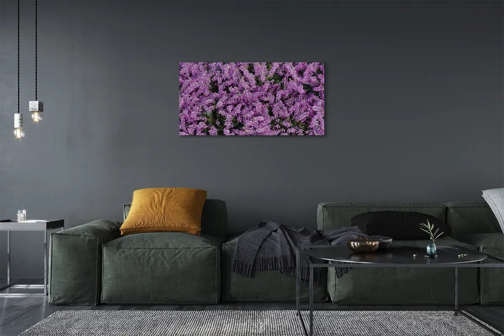 Canvas képek lila virágok 140x70 cm