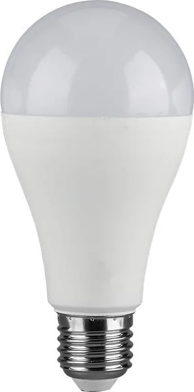 Led izzó bura E27 17W b.hideg 6500K 1710lm tejfehér 200* A65 V-tac