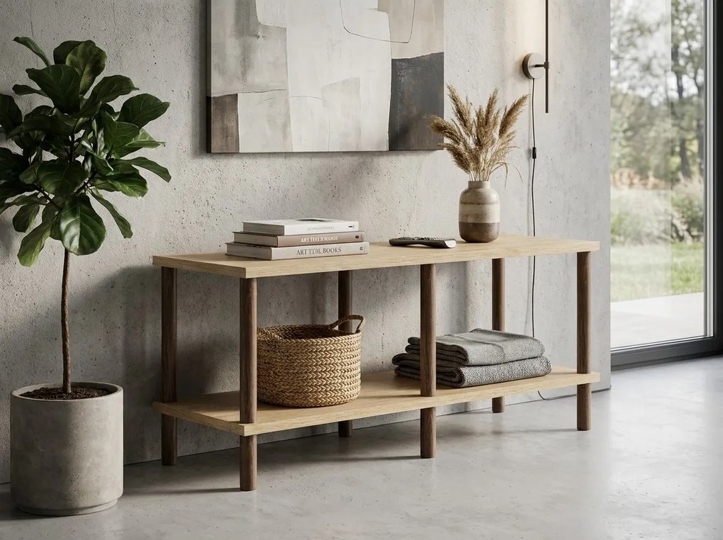TV állvány SOLE 90 cm, sonoma tölgy