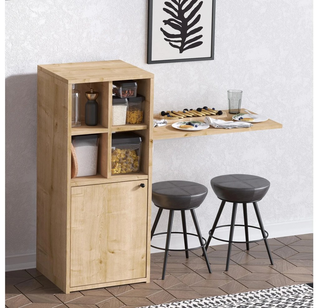 PC asztal Aliex 13 (dió + fekete). 1089378