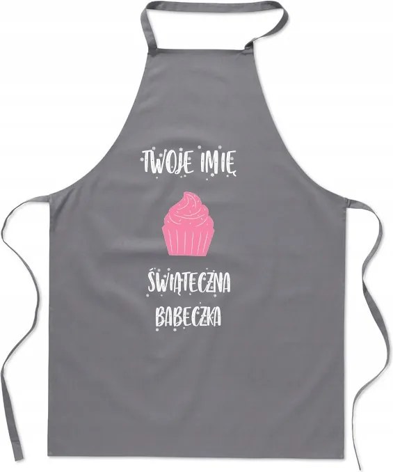 Karácsonyi konyhai kötény Az Ön neve Karácsonyi muffin