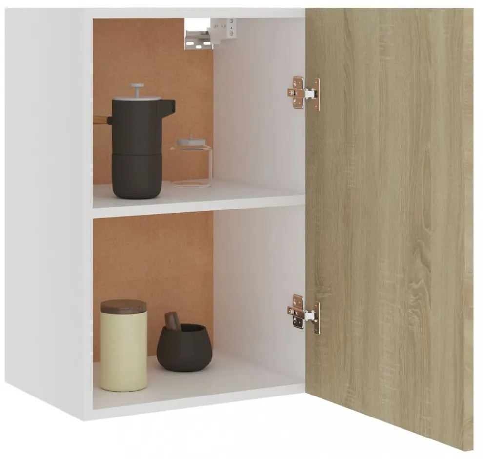 “Lyon” sonoma tölgy szerelt fa függő szekrény