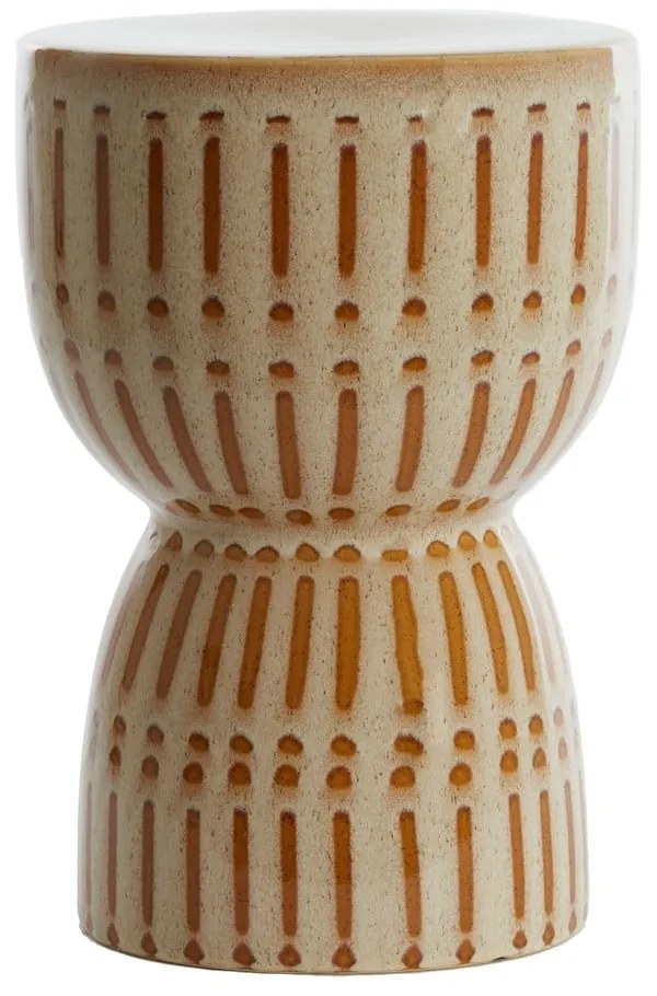 Kerámia kerek tárolóasztal ø 28,5 cm Finca – Light & Living