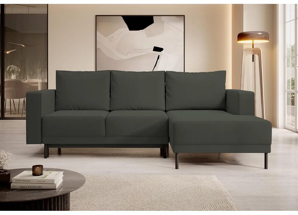 Sarokkanapé Rodriguez mini (J) (zöld + fekete). Akció -15%. 1099547
