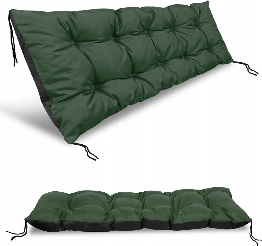 Kerti párna 100x50 cm pad raklap hinta vízálló zöld