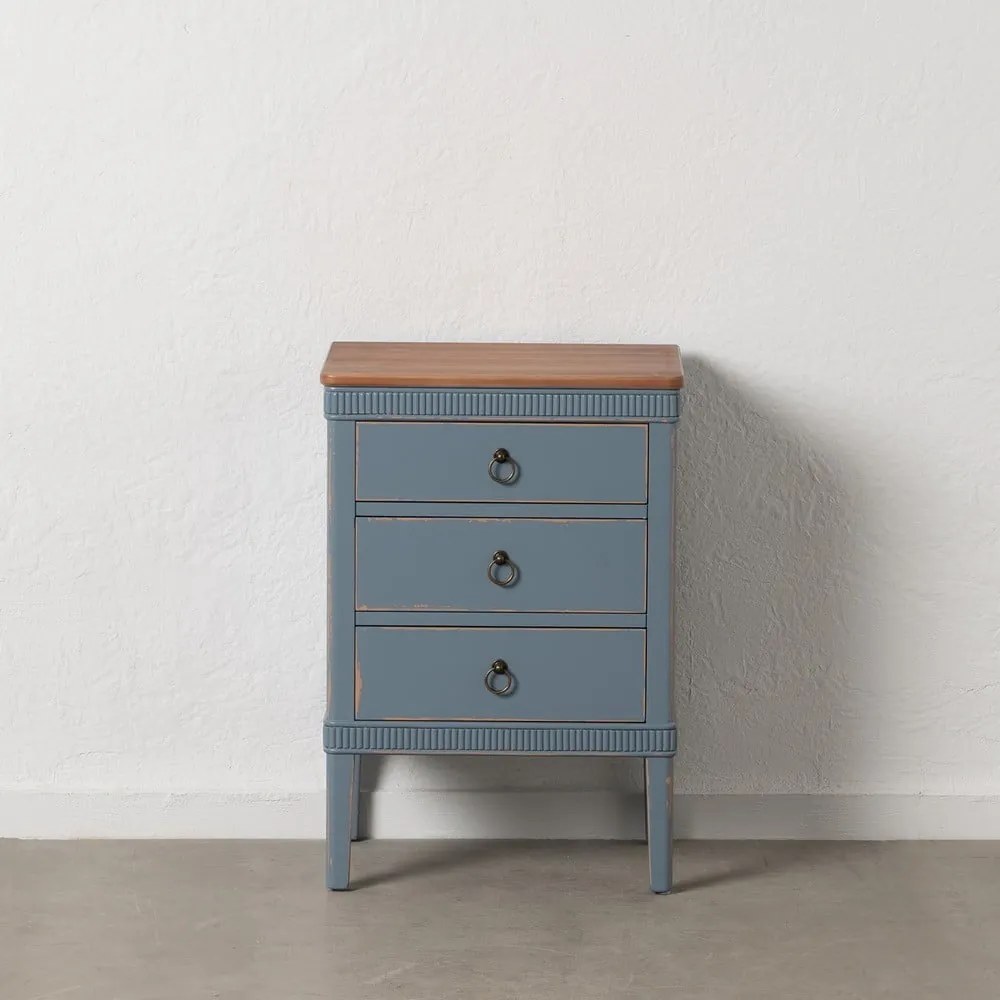 Kék éjjeliszekrény Shabby – Ixia