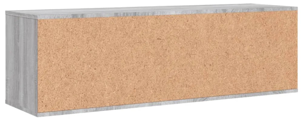 szürke sonoma szerelt fa TV-szekrény 120 x 34 x 37 cm