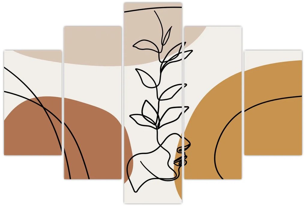 Kép - Boho formák (150x105 cm)