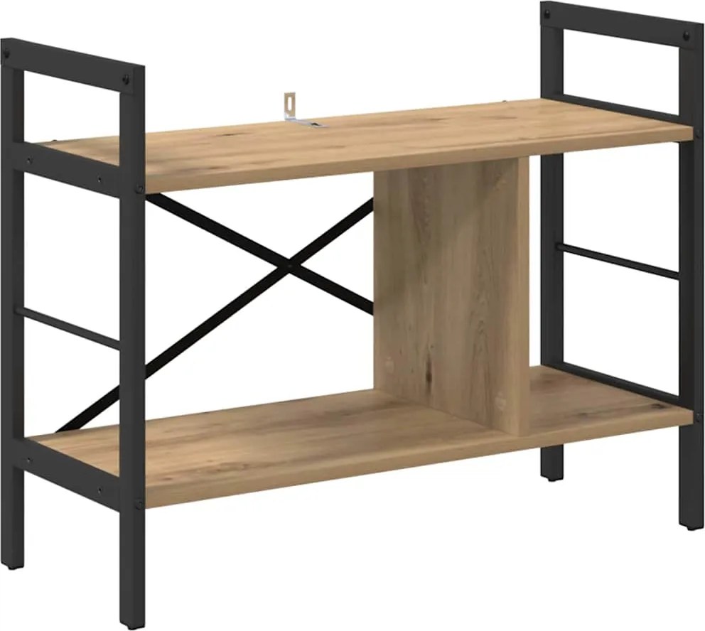vidaXL Könyvespolc Artisan tölgy 75 x 30 x 58,5 cm Faanyag