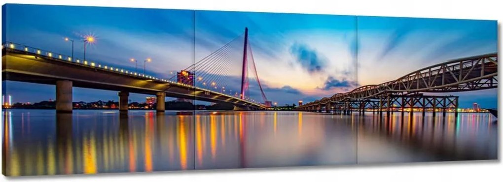 Vászonkép 90x30 Kilátás a hídra