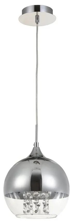 Maytoni P140-PL-110-1-N - Csillár zsinóron FERMI 1xE27/60W/230V króm