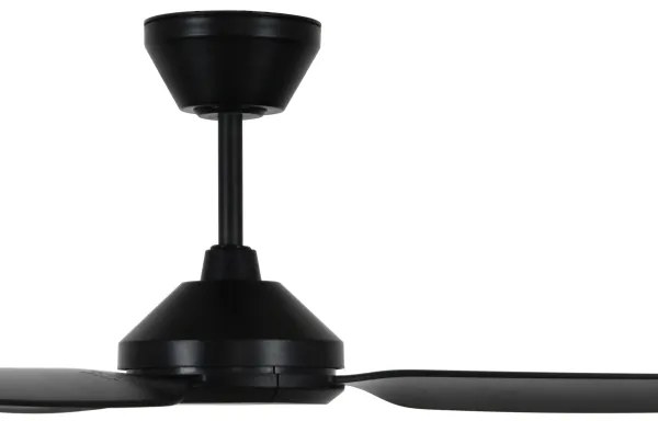 Lucci air 21616349 - Mennyezeti ventilátor POLIS IP55 fekete + távirányítás