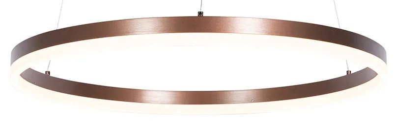 Függőlámpa sötét bronz 60 cm, LED-del, 3 fokozatú fényerő-szabályozóval - Anello