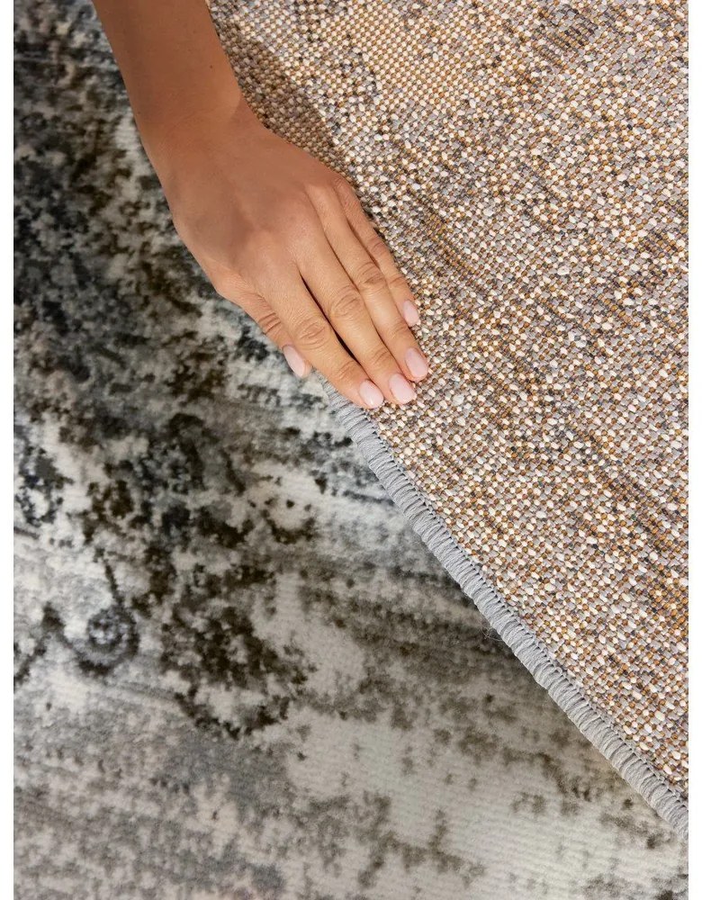 Szürke-krémszínű kerek szőnyeg ø 120 cm Gloria Lydia – Hanse Home