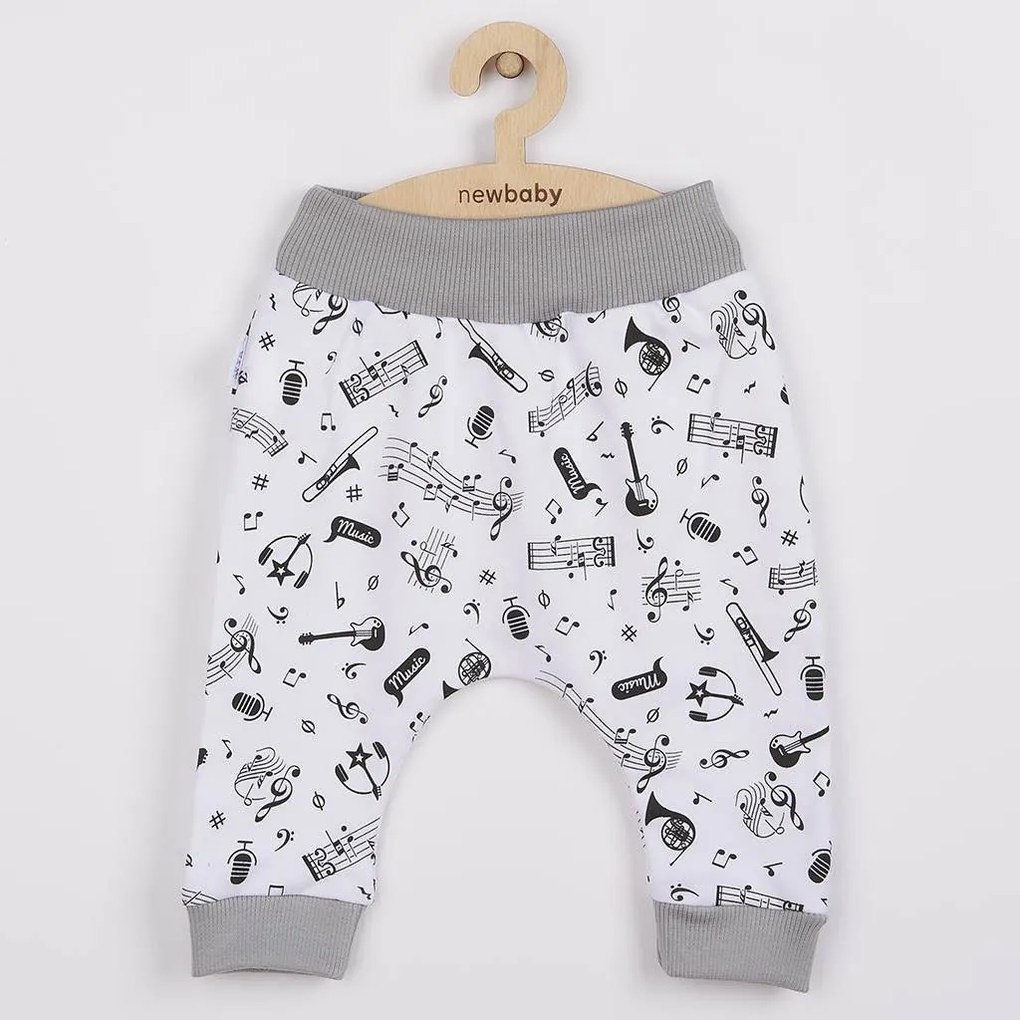 Baba pamut lábfejes nadrág New Baby Music, vel. 80 (9-12 h)