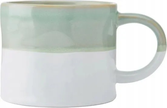 Kőagyag bögre Ombre kék és fehér, 350 ml