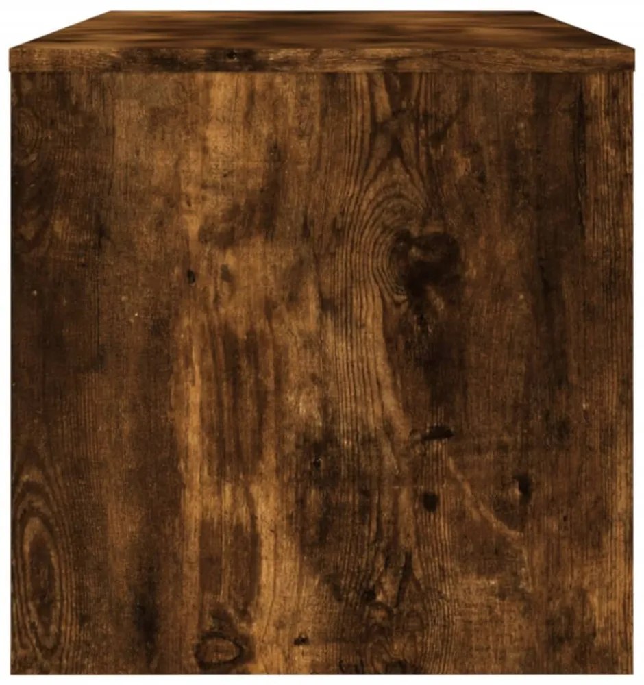 füstös tölgy színű szerelt fa TV-szekrény 120x34x37 cm