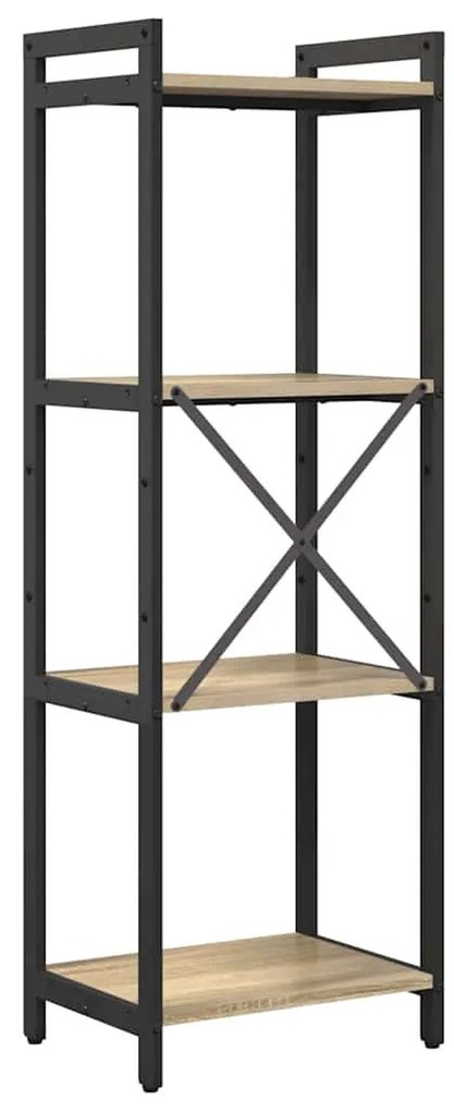 Könyvszekrény sonoma tölgy 40 x 30 x 118 cm Faanyag