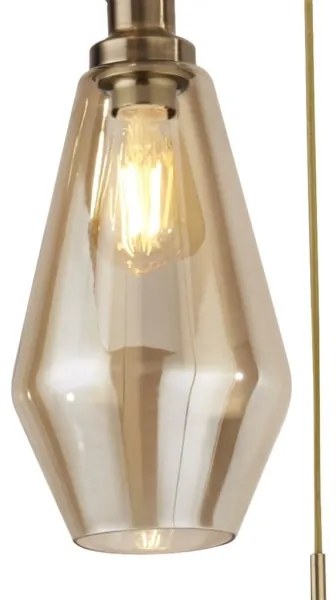 Searchlight 5423-3AB - Csillár zsinóron MIA 3xE27/60W/230V sárgaréz