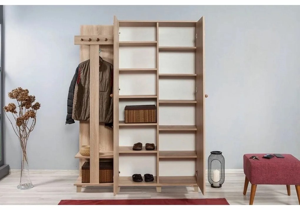 Garmanto Tree Sonoma Oak Double akasztós szekrény