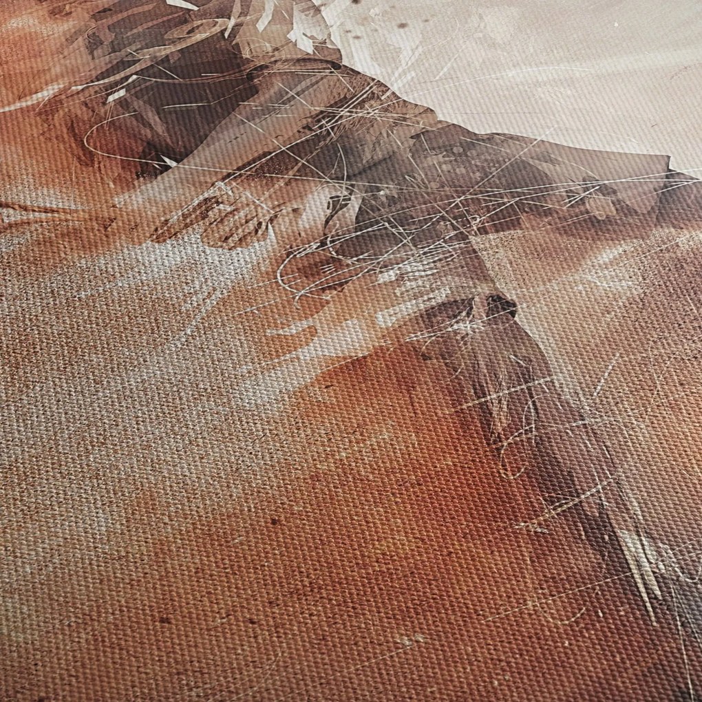 Kép - teniszező (órával) (90x30 cm)