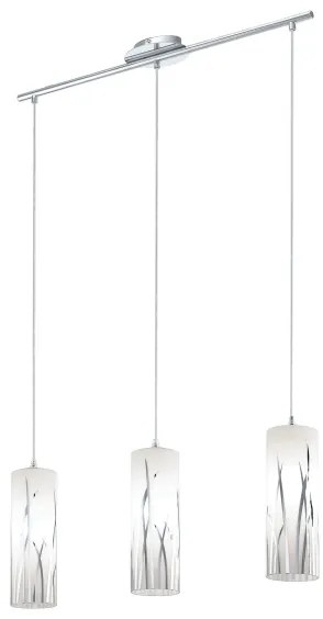 Eglo 92741 - Mennyezeti függesztékes lámpa RIVATO 3xE27/60W/230V