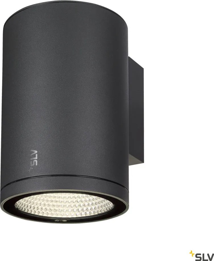 SLV 1003440 ENOLA ROUND Modern Kültéri Fali Lámpa Antracit, Átlátszó LED IP65