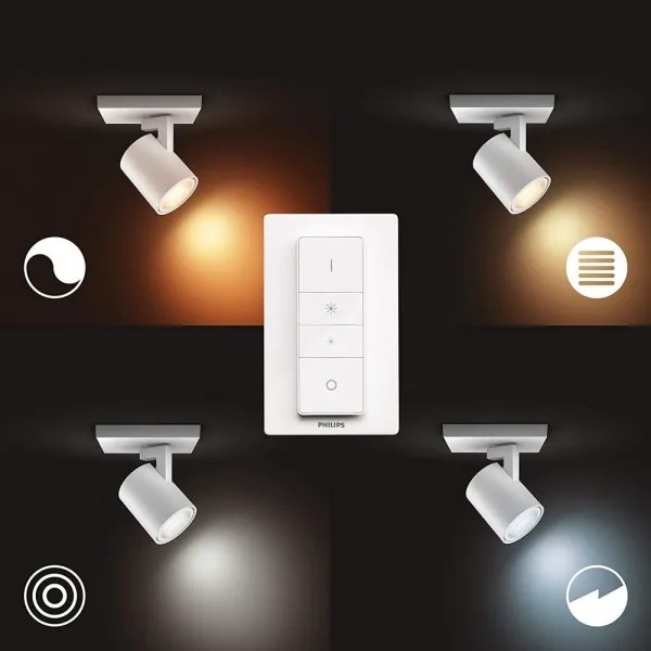 Philips - LED Dimmelhető spotlámpa Hue RUNNER 1xGU10/4,2W/230V + távirányító fehér