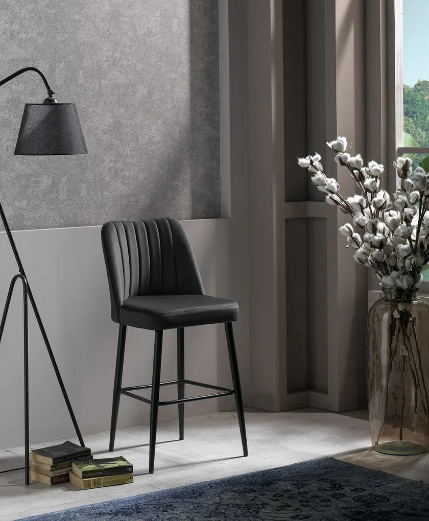 Vento Anthracite bárszék szett, 2 db, 2 db