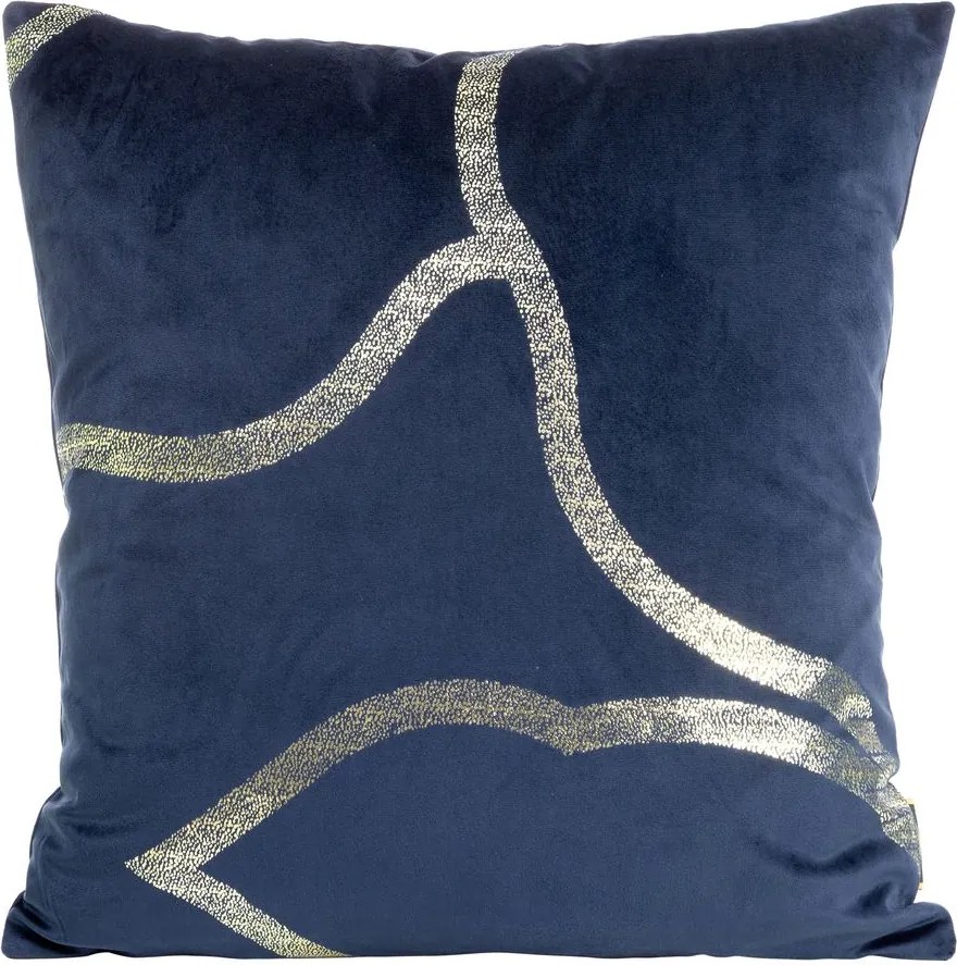 Dekoratív párnahuzat BLINK-40 45x45 sötétkék