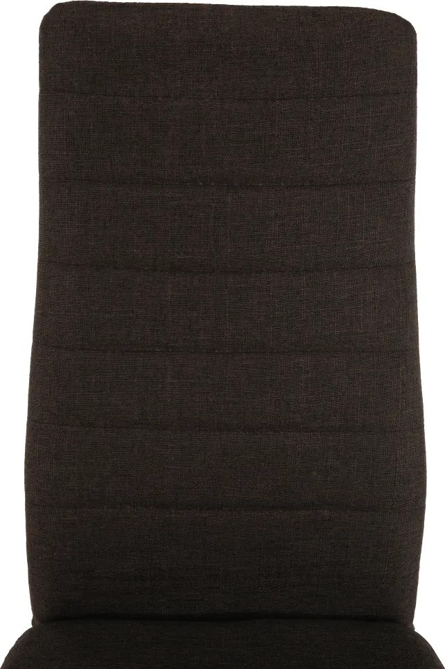 Szék, sötétbarna szövet/bükk, COLETA NOVA