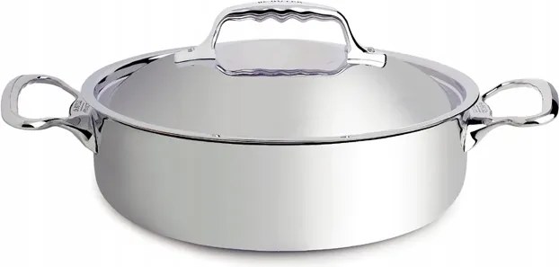 De Buyer Alacsony fazék fedővel