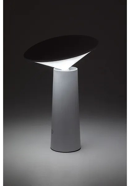 Rabalux 77146 -LED Dimmelhető újratölthető érintőképernyős asztali lámpa POLPERRO LED/3W/3,7V 1200mAh fehér