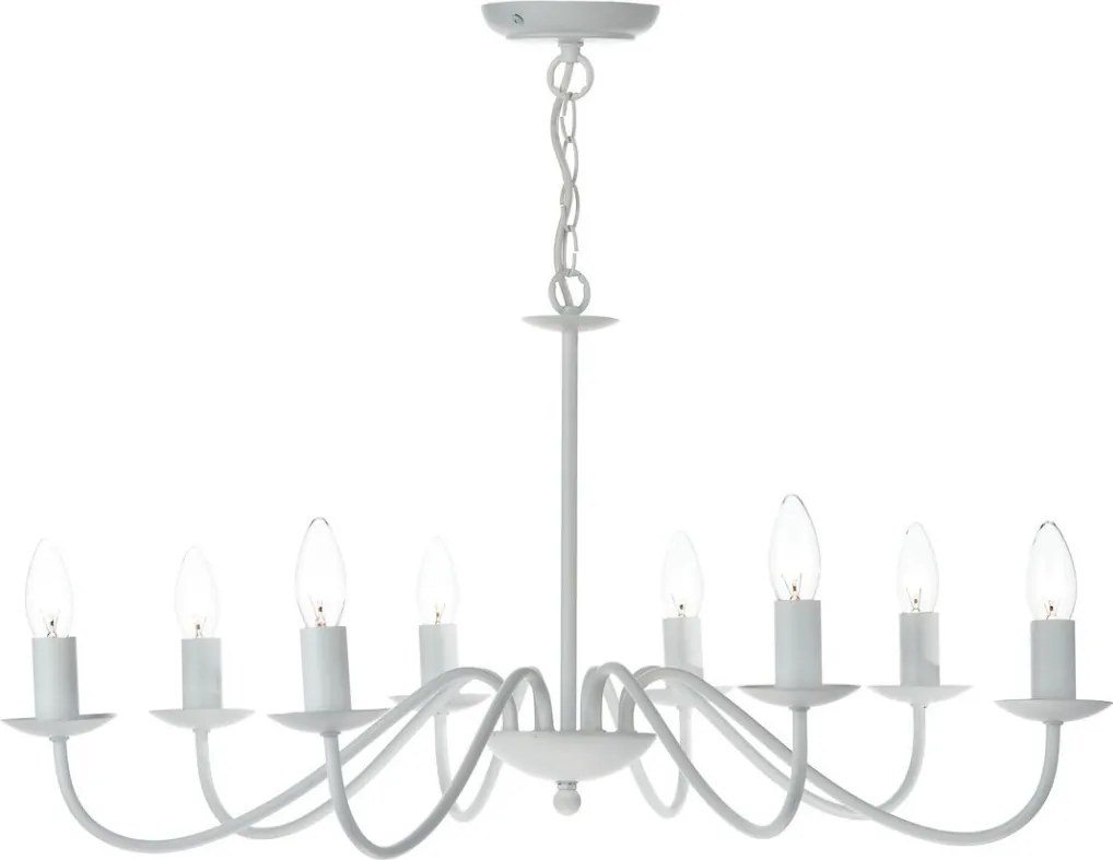 DAR LIGHTING IRW0802 IRWIN Modern Csillár Fehér E14 IP20