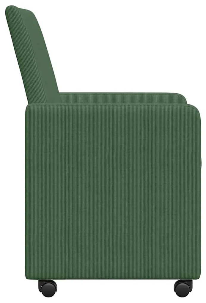 Kerekes Étkező Székek 2 pcs Szürke zöld 57 x 66 x 94 cm