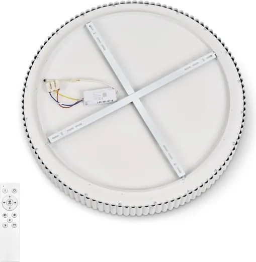 BRILAGI - LED Fényerőszabályozható mennyezeti lámpa FALCON MODERN LED/54W/230V 60 cm fehér + távirányító