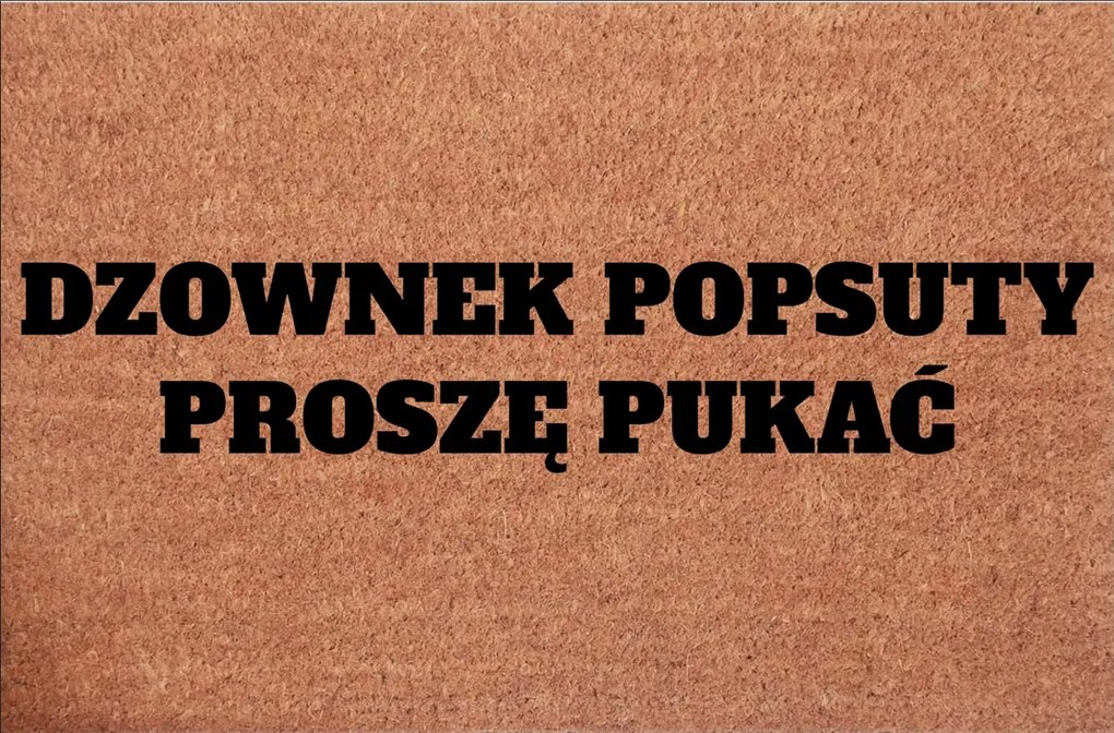 Lábtörlő Bejárati Ajtó Csengő Törött Kérjük Kopogtasson